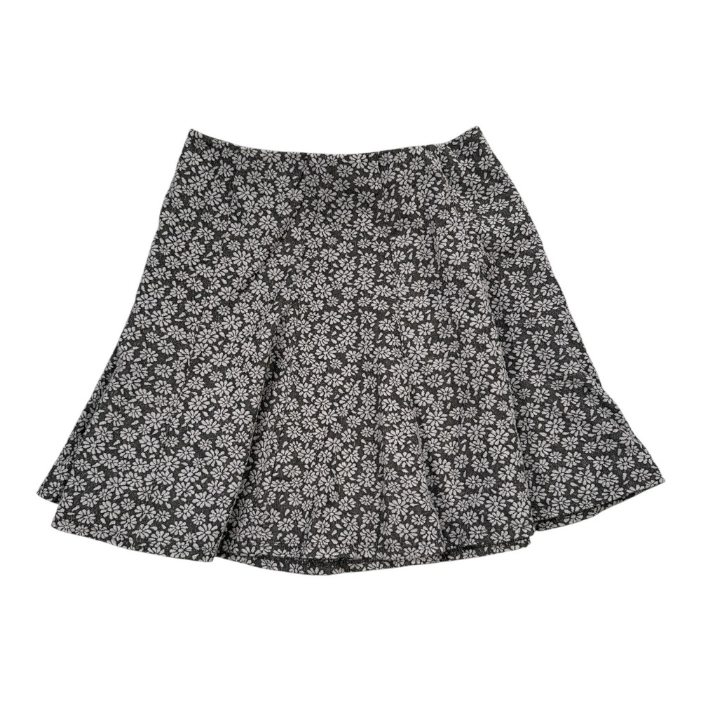 Hollister Floral Print A Line Mini Skirt Women Size Medium‎ Dark Floral